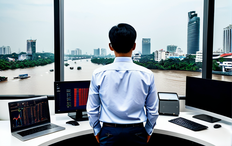 **

"A professional data analyst in a modern Bangkok office, fully clothed in modest business attire, working on a computer displaying a data visualization of Thai social media trends. Background includes the Chao Phraya River visible through the window. Safe for work, appropriate content, perfect anatomy, natural proportions, well-formed hands, professional."

**